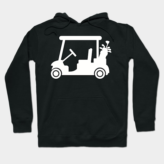 Golf car Hoodie by Designzz